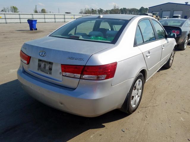 5NPET46C68H350477 - 2008 HYUNDAI SONATA GLS  photo 4