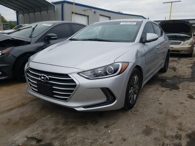 5NPD84LFXHH090998 - 2017 HYUNDAI ELANTRA SE SILVER photo 2