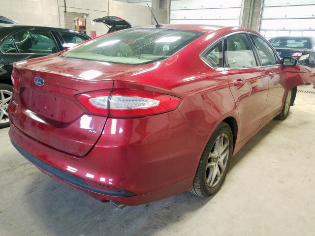 3FA6P0H79ER202372 - 2014 FORD FUSION SE  photo 4