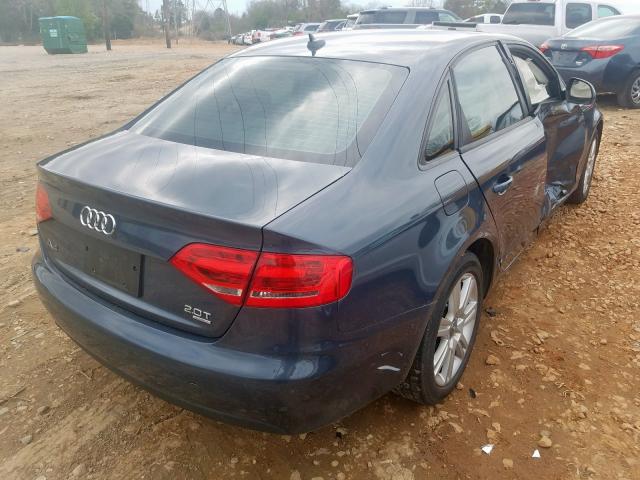 WAULF78KX9N067504 - 2009 AUDI A4 2.0T QUATTRO  photo 4