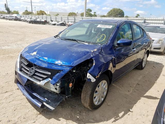 3N1CN7AP9KL862113 - 2019 NISSAN VERSA S  photo 2