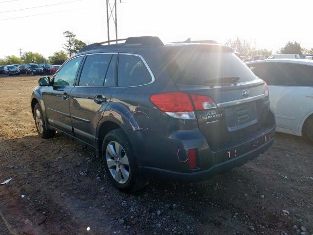 4S4BRCLC4B3433775 - 2011 SUBARU OUTBACK 2.5I LIMITED  photo 3