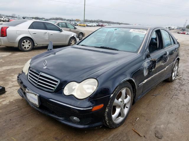 WDBRF40J85F719568 - 2005 MERCEDES-BENZ C 230K SPORT SEDAN  photo 2