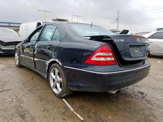 WDBRF40J85F719568 - 2005 MERCEDES-BENZ C 230K SPORT SEDAN  photo 3