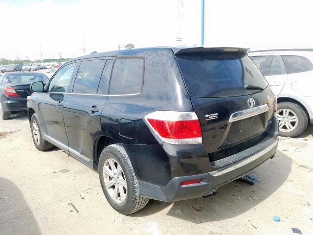 5TDBK3EH0DS216971 - 2013 TOYOTA HIGHLANDER BASE  фото 3