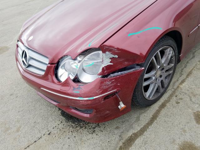 WDBTJ56HX9F266882 - 2009 MERCEDES-BENZ CLK 350  photo 9