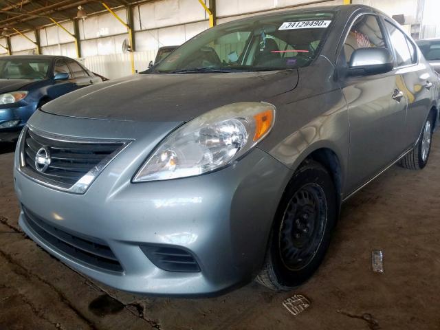 3N1CN7AP1DL864411 - 2013 NISSAN VERSA S  photo 2