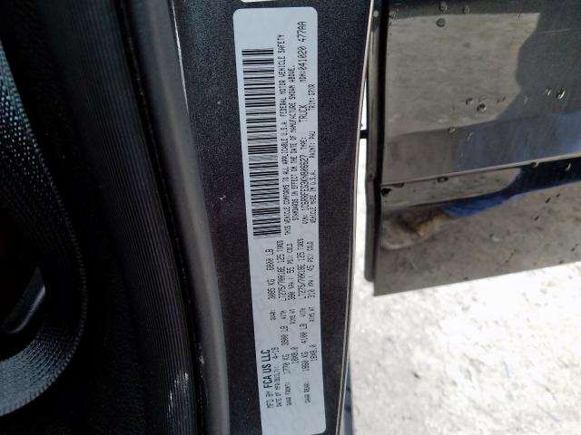 1C6RRFEG3KN806627 - 2019 RAM 1500 REBEL  ფოტო 10