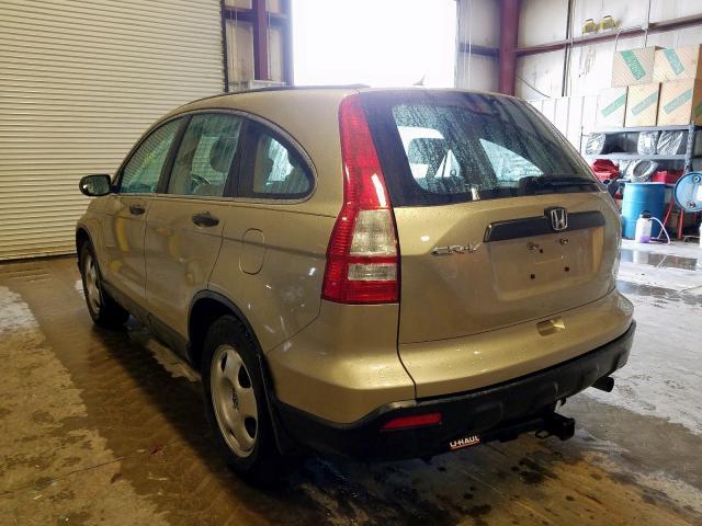 3CZRE38329G703255 - 2009 HONDA CR-V LX  photo 3