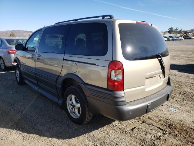 1G5DV13E25D145242 - 2005 PONTIAC MONTANA INCOMPLETE GOLD photo 3