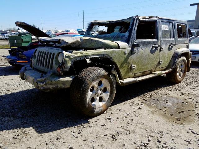 1C4BJWEG2DL513382 - 2013 JEEP WRANGLER UNLIMITED SAHARA  photo 2