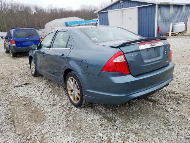 3FAHP0JG2CR363193 - 2012 FORD FUSION SEL  photo 3