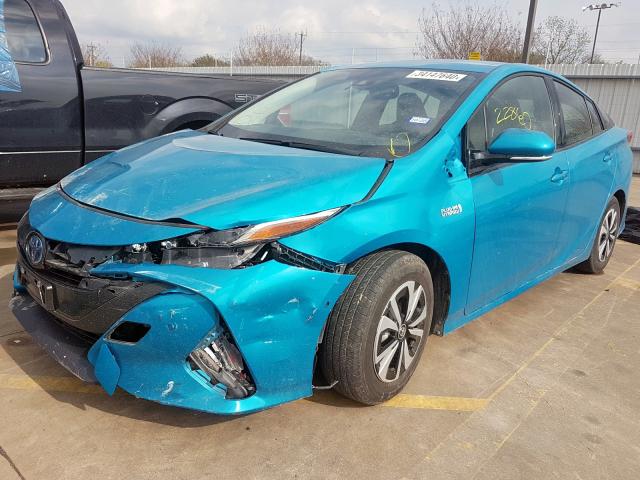 JTDKARFP0J3096436 - 2018 TOYOTA PRIUS PRIME  photo 2