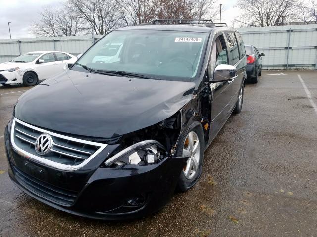 2C4RVADG0ER135398 - 2014 VOLKSWAGEN ROUTAN SEL PREMIUM  photo 2