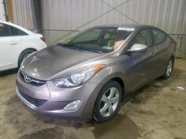 5NPDH4AE0CH136096 - 2012 HYUNDAI ELANTRA GLS  photo 2