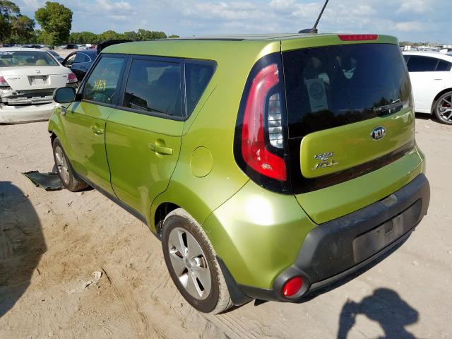 KNDJN2A21E7719015 - 2014 KIA SOUL  photo 3