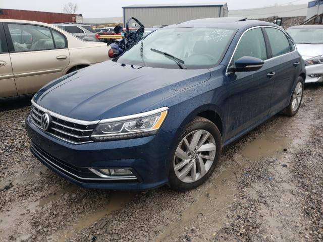 1VWBA7A35JC004937 - 2018 VOLKSWAGEN PASSAT SE BLUE photo 2