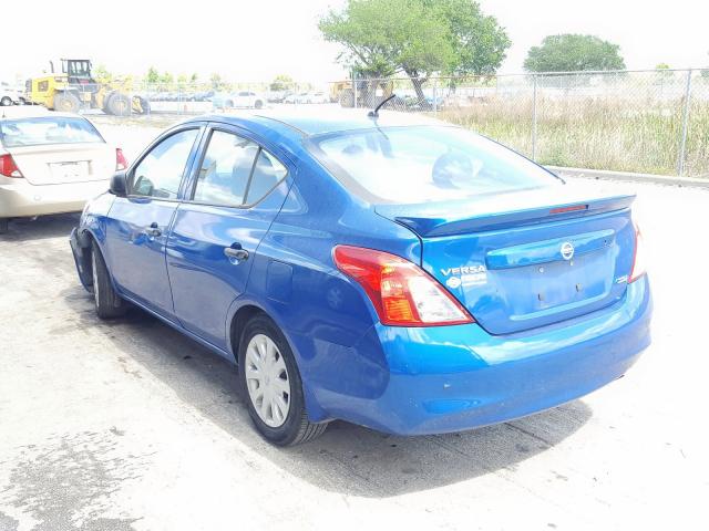 3N1CN7AP6EL846083 - 2014 NISSAN VERSA S  photo 3