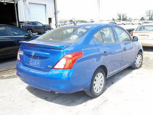 3N1CN7AP6EL846083 - 2014 NISSAN VERSA S  photo 4