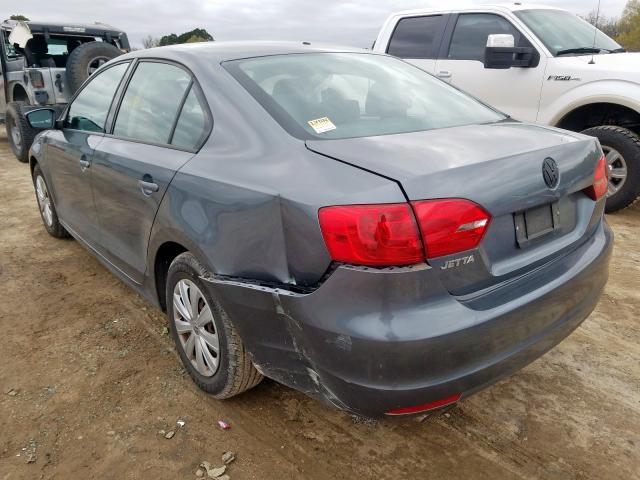 3VW2K7AJ1DM274519 - 2013 VOLKSWAGEN JETTA BASE  照片 3