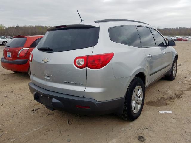 1GNEV13D59S163635 - 2009 CHEVROLET TRAVERSE LS  photo 4