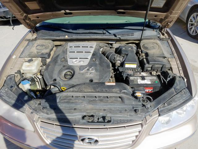 KMHFC46F77A186270 - 2007 HYUNDAI AZERA SE  photo 7