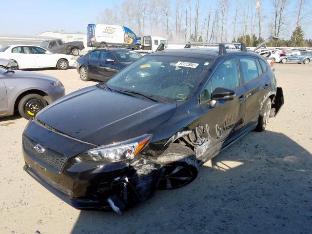 4S3GTAK62J3720011 - 2018 SUBARU IMPREZA SPORT  photo 2