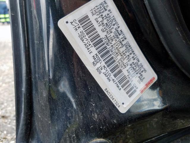 JT2BF12K0T0134287 - 1996 TOYOTA CAMRY LE  photo 10