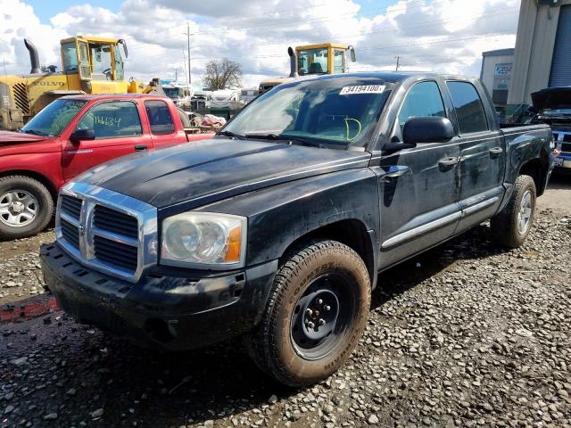 1D7HW58NX5S112384 - 2005 DODGE DAKOTA QUAD LARAMIE  photo 2