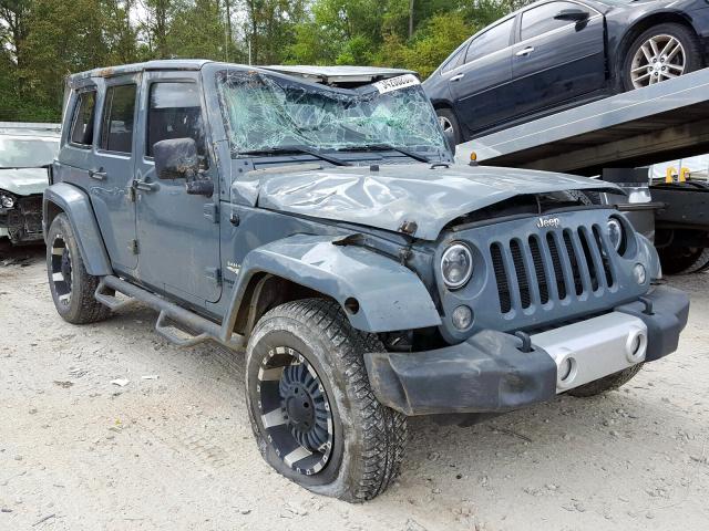 1C4BJWEG4EL182984 - 2014 JEEP WRANGLER UNLIMITED SAHARA  photo 1