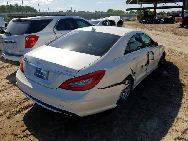 WDDLJ9BB9CA053202 - 2012 MERCEDES-BENZ CLS 550 4MATIC  photo 4