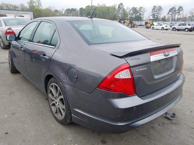 3FAHP0JG7CR134590 - 2012 FORD FUSION SEL  photo 3