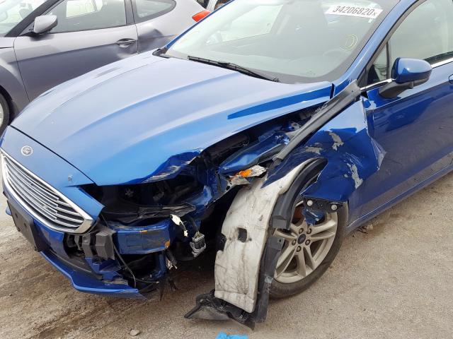 3FA6P0HDXJR142831 - 2018 FORD FUSION SE  photo 9