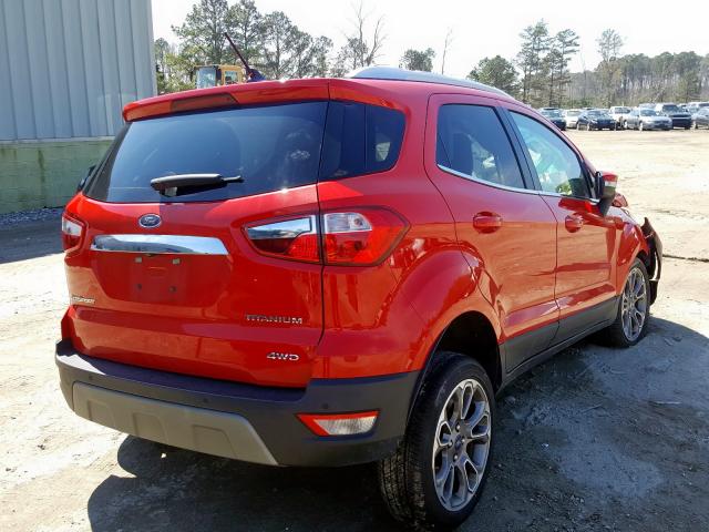 MAJ6S3KL3KC267623 - 2019 FORD ECOSPORT TITANIUM  photo 4