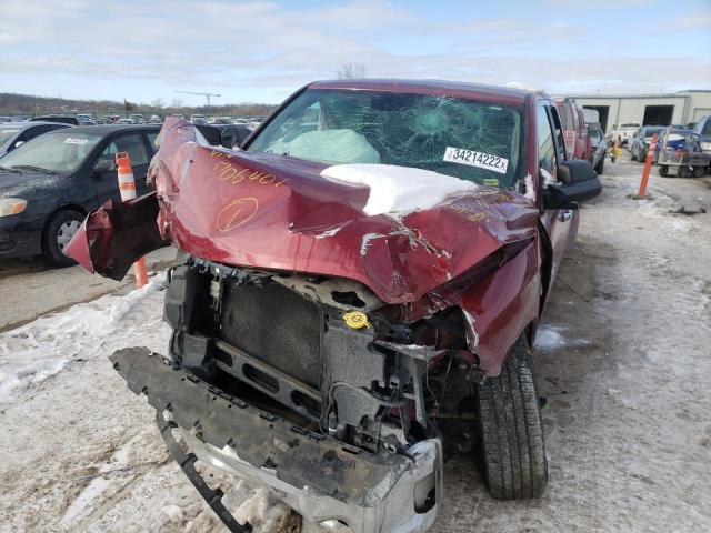 1C6RR7GT8DS706401 - 2013 RAM 1500 SLT MAROON photo 7