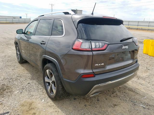 1C4PJMDX9KD165423 - 2019 JEEP CHEROKEE LIMITED  photo 3