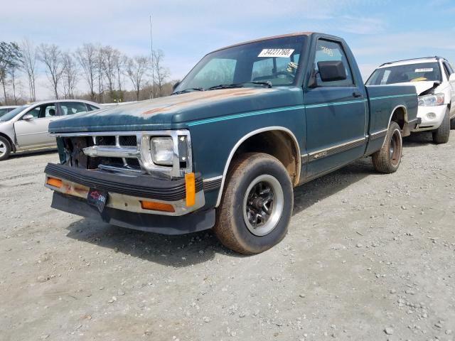 1GCCS14R5P0154073 - 1993 CHEVROLET S TRUCK S10  photo 2