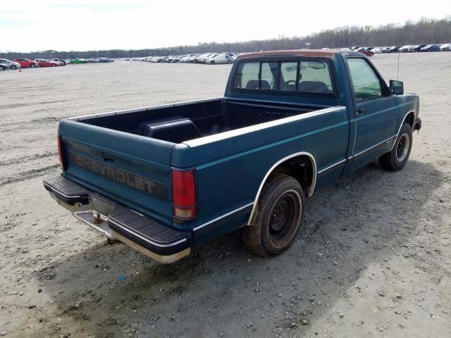 1GCCS14R5P0154073 - 1993 CHEVROLET S TRUCK S10  photo 4