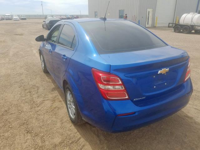 1G1JB5SH9H4139765 - 2017 CHEVROLET SONIC LS  photo 3