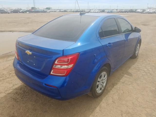 1G1JB5SH9H4139765 - 2017 CHEVROLET SONIC LS  photo 4