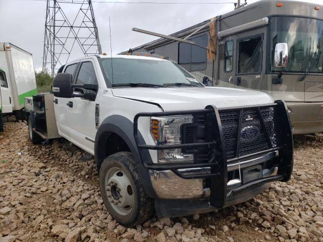 1FD0W4HT0KED43512 - 2019 FORD F450 SUPER DUTY WHITE photo 1