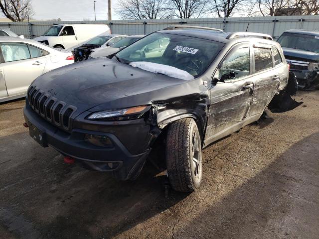 1C4PJMBB2GW169848 - 2016 JEEP CHEROKEE TRAILHAWK GRAY photo 2