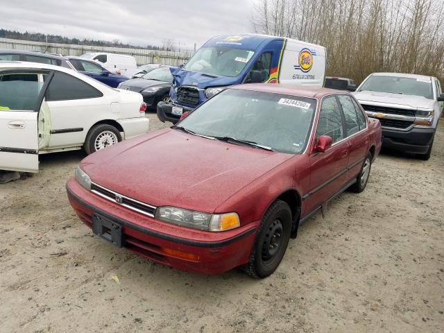 JHMCB765XNC004452 - 1992 HONDA ACCORD LX  photo 2