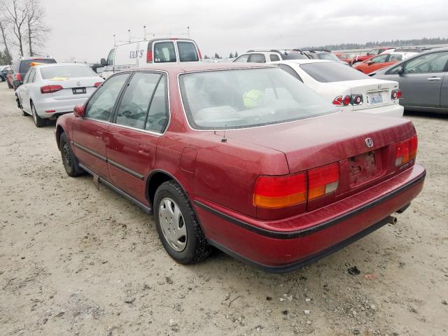 JHMCB765XNC004452 - 1992 HONDA ACCORD LX  photo 3