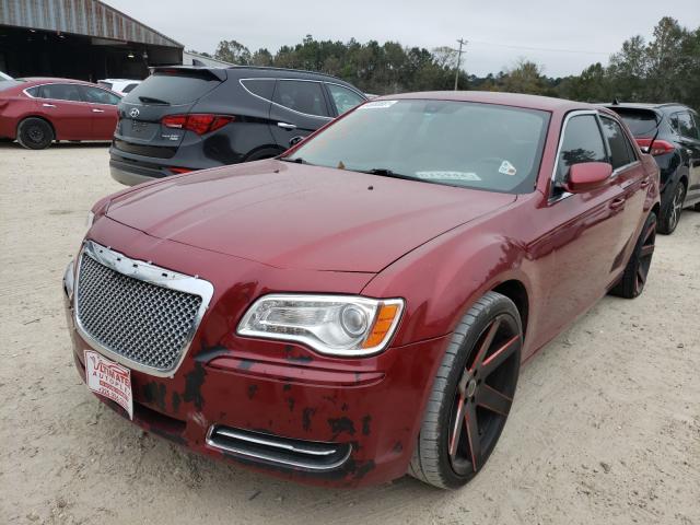 2C3CA4CG4BH617060 - 2011 CHRYSLER 300 BURGUNDY photo 2