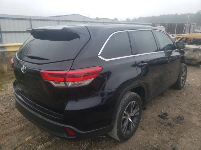 5TDZARFH4KS058618 - 2019 TOYOTA HIGHLANDER LE BLACK photo 4