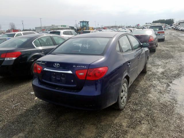 KMHDT4BD8AU063496 - 2010 HYUNDAI ELANTRA GLS  photo 4