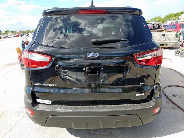 MAJ3P1TE4JC196651 - 2018 FORD ECOSPORT SE  photo 9