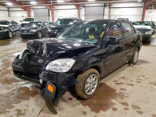 KNADE223296569591 - 2009 KIA RIO BASE  photo 2