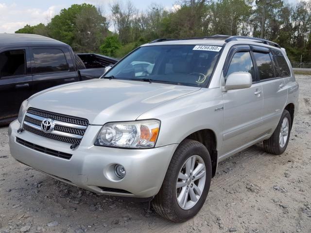 JTEEW21AX70045265 - 2007 TOYOTA HIGHLANDER HYBRID  photo 2